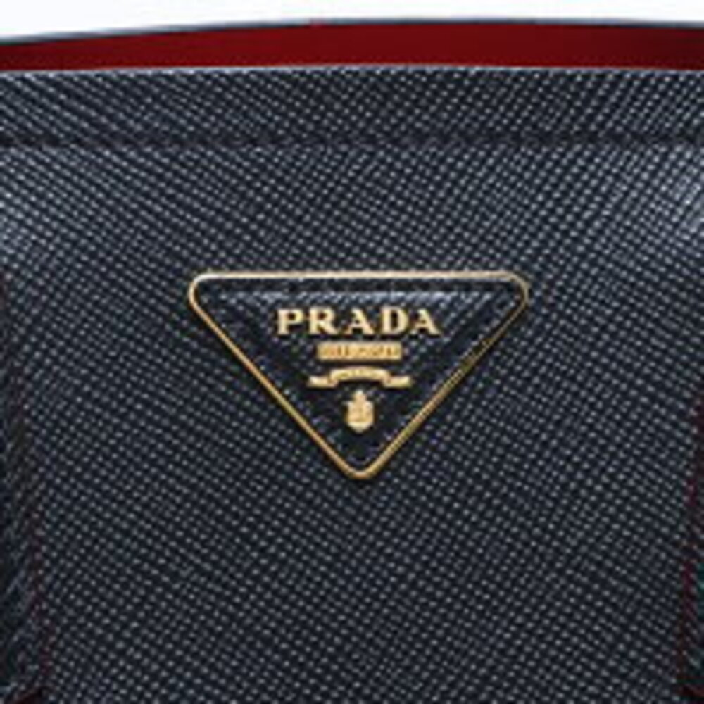 Prada Double Saffiano leather Shoulder bag black - Picture 9 of 13